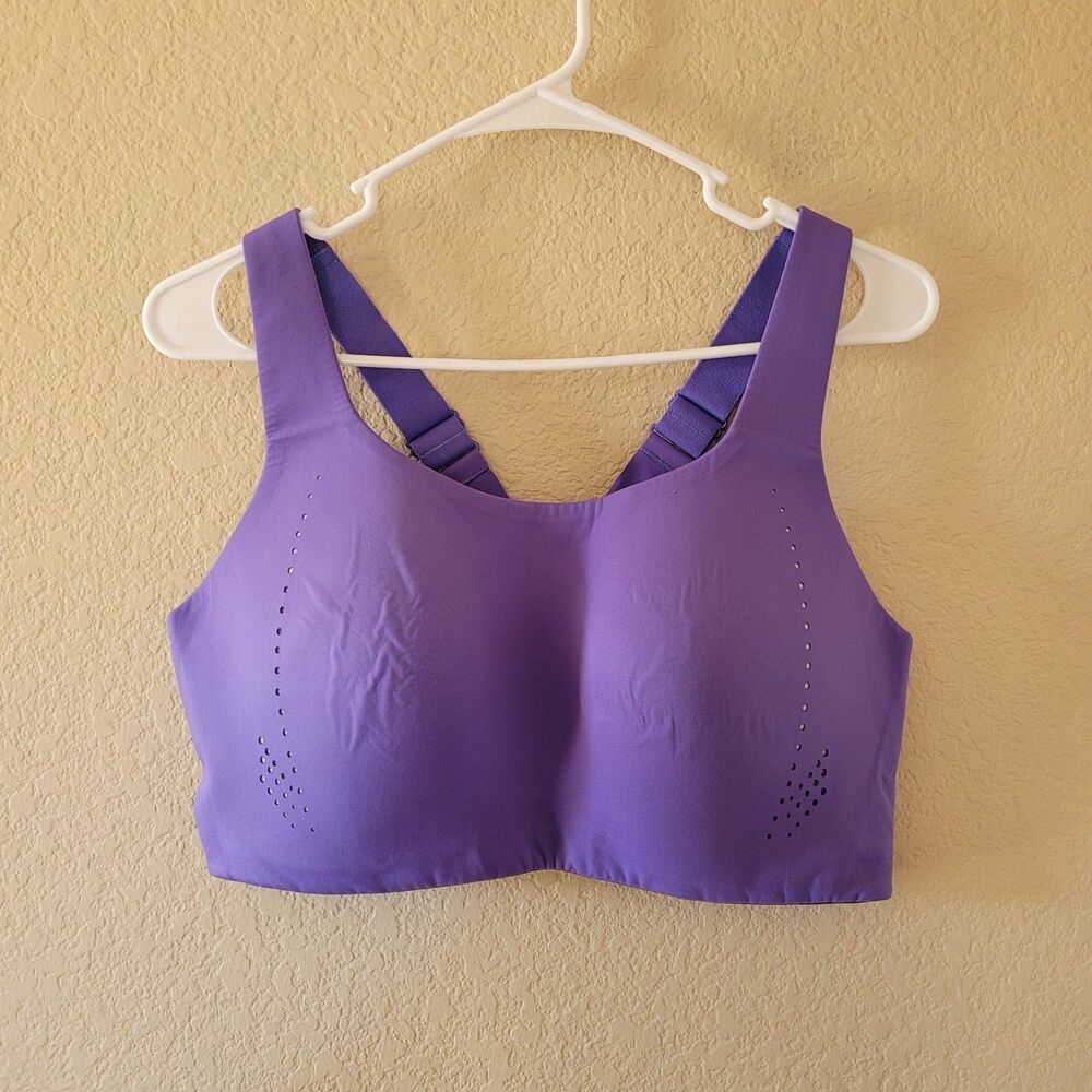 Lululemon AirSupport High Support Sports Bra Purple Lavender Size 40D Wireless